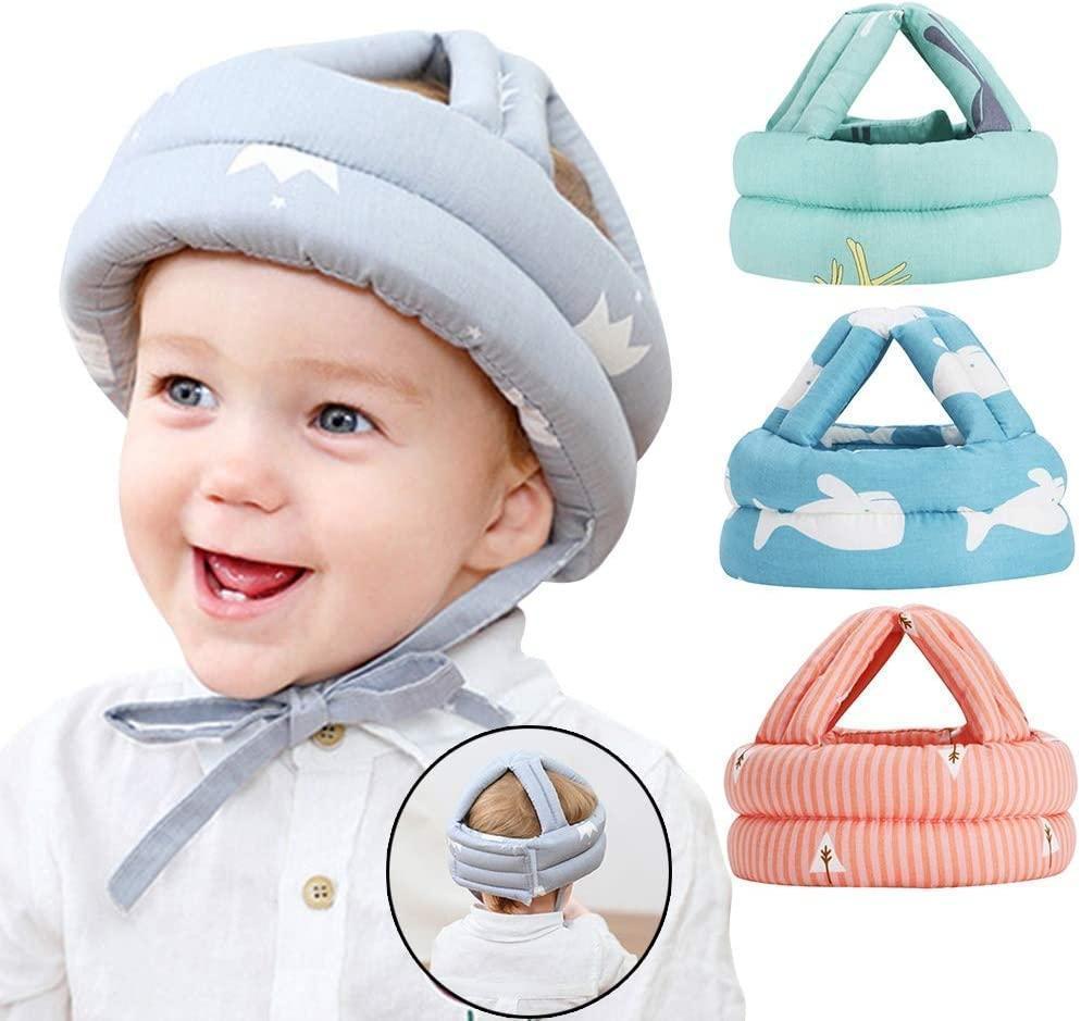 Baby Head Protector Helmet Multicolor Cotton 53cm