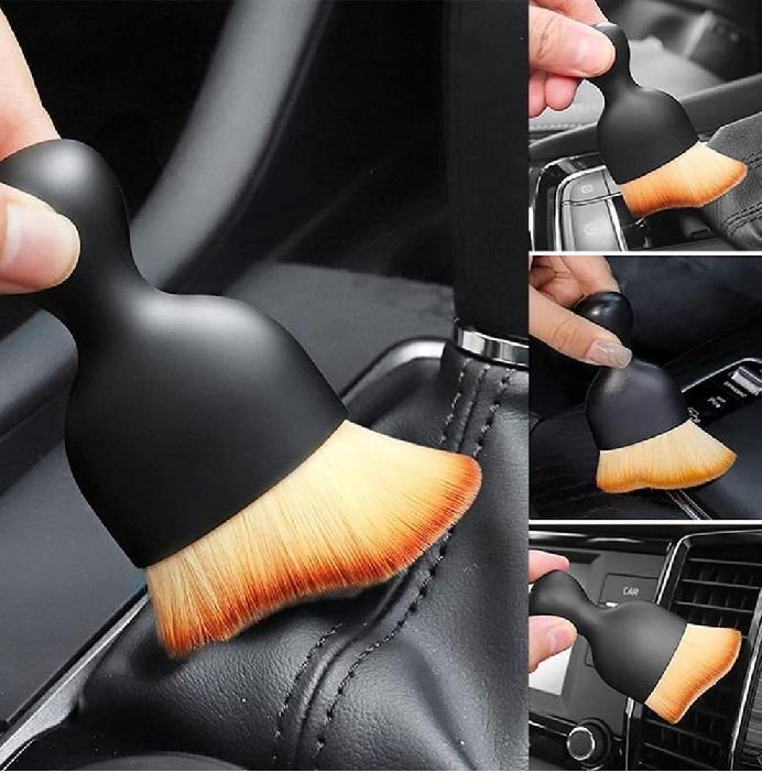 Nylon Dashboard Cleaning Brush Black Handle
